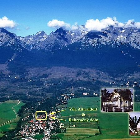 Vila Altwaldorf B&B Vysoke Tatry Stará Lesná Exteriér fotografie